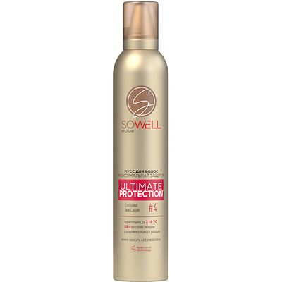 Мусс для волос SoWell 200см3 Ultimate Protection максим. защита и идеальная укладка, силь. фиксации