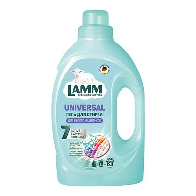 Средство для стирки LAMM 1300г гель Universal