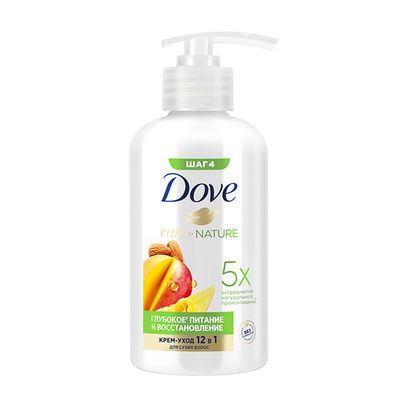 Крем-уход для волос DOVE/ДАВ 280мл Глубокое питание и восстановление с ароматом Манго