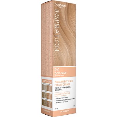 Крем-краска для волос Concept Fusion 100мл Золотой песок (Gold Sand) 9.0