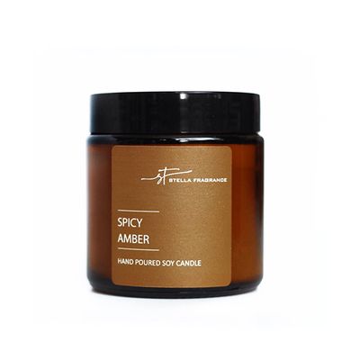 Свеча ароматическая Stella Fragrance 90г Spicy Amber