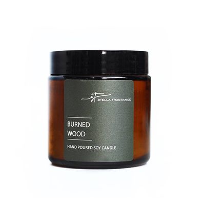 Свеча ароматическая Stella Fragrance 90г Burned Wood