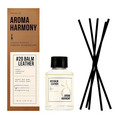Диффузор ароматический Aroma Harmony 60мл №20 Balm & Leather