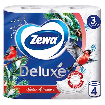Туалетная бумага ZEWA Delux 24шт 3сл Без аромата
