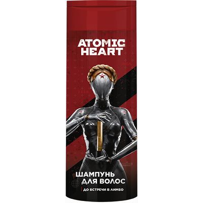 Шампунь для волос ATOMIC HEART 400мл угольный для мужчин