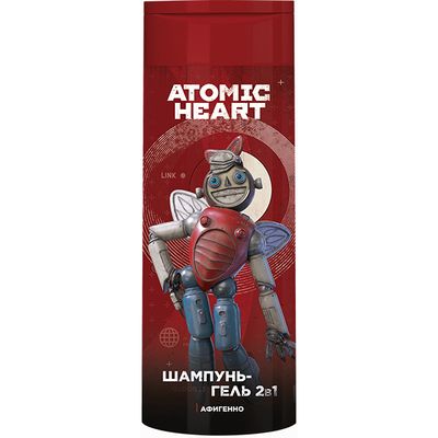 Шампунь-гель для волос ATOMIC HEART 400мл тонизирующий 2в1 для мужчин