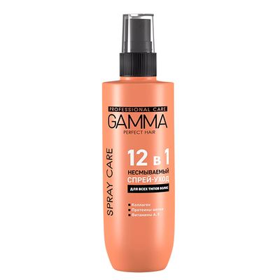 Спрей-уход для волос GAMMA Perfect Hair 190мл Несмываемый 12в1
