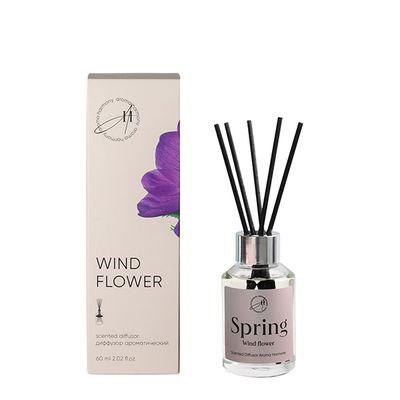 Диффузор роматический Aroma Harmony 60мл Spring Wind Flowe