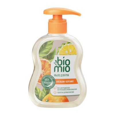 Мыло жидкое BIO MIO Bio-Soap 300мл Апельсин и Бергамот
