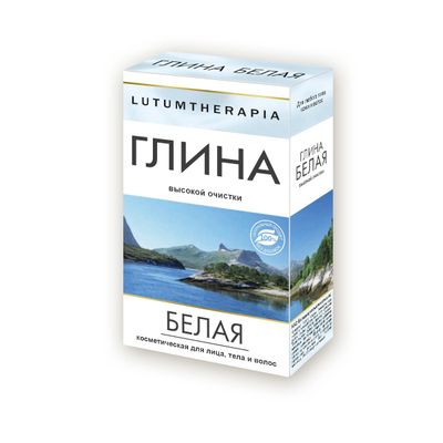 Глина косметическая LUTUMTHERAPIA 100г Глина белая