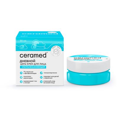 Крем для лица CERAMED 50мл Цера-крем для лица дневной ультраувлажняющий Baby Skin