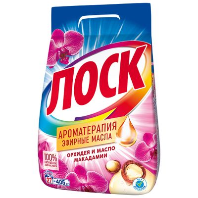 Порошок для стирки ЛОСК 4050г Арома Орхидея