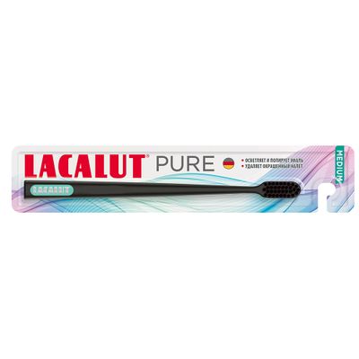 Зубная щетка LACALUT 1шт Pure средней жесткости