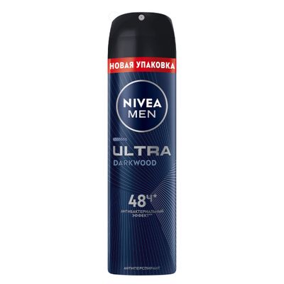Дезодорант для тела NIVEA 150мл Антиперспирант спрей ULTRA муж*6