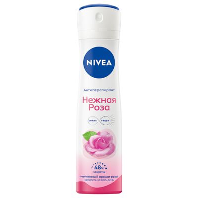 Дезодорант для тела NIVEA 150мл спрей Нежная роза*6