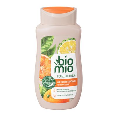 Гель для душа BIO MIO 250мл BIO SHOWER GEL Апельсин и бергамот*10