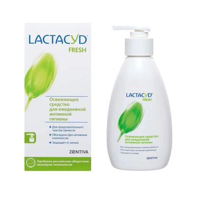 Средство для ежедневной интимной гигиены LACTACYD 200мл лосьон Свежесть