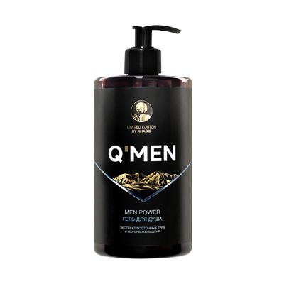 Гель для душа Q’MEN 640мл Мужской MEN power