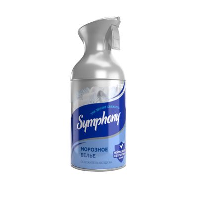 Освежитель воздуха SYMPHONY 250мл Морозное бельё (с триггером)