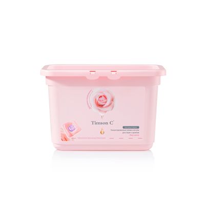 Гелевые капсулы для стирки Timson С 300г 15гх20шт Концентрированные с кондиционером Море цветов