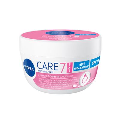 Крем для лица NIVEA 100мл Ультралегкий Care для сияния кожи
