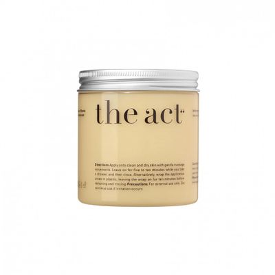 Маска для тела THE ACT 250г Моделирующая маска-обертывание для тела с планктоном и камфорой