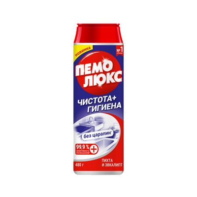 Чистящий порошок ПЕМОЛЮКС 480г Чистота+Гигиена