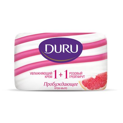 Крем-мыло DURU Розовый грейпфрут 1+1, 80г
