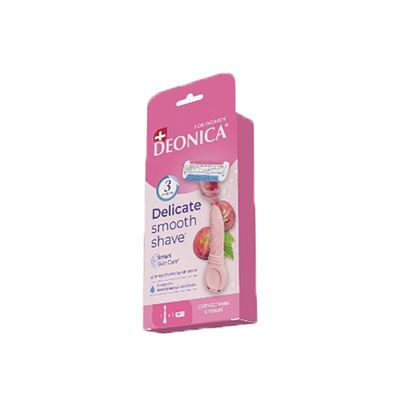 Бритвенный станок DEONICA 3 FOR WOMEN со сменной кассетой