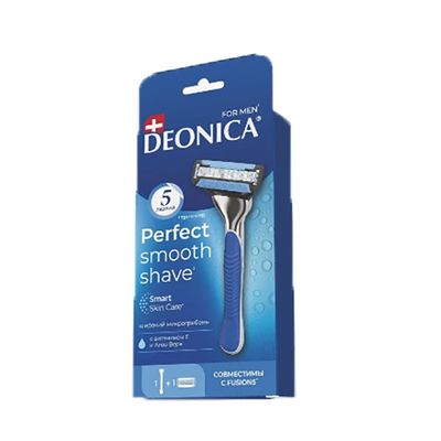Бритвенный станок DEONICA 5 FOR MEN со сменной кассетой