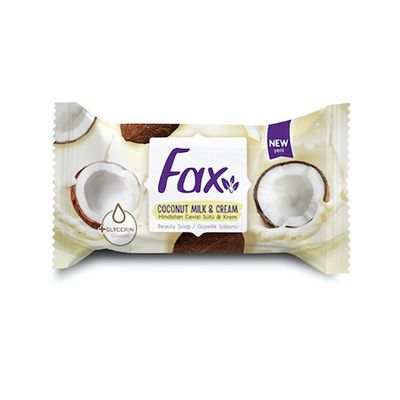 Мыло туалетное FAX 75г Крем и Кокосовое молоко