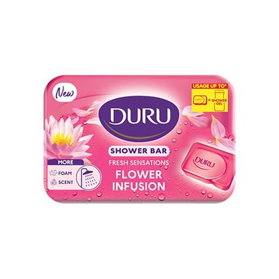 Мыло туалетное для душа DURU FRESH SENS 150г Цветочное облако