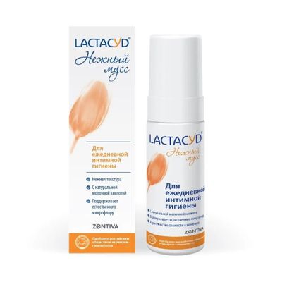 Мусс LACTACYD 125мл для интимной гигиены