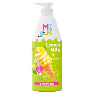 Жидкое мыло MILK 500мл Молоко и Лимон