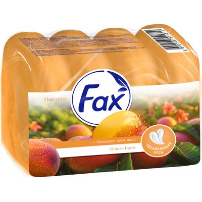 Крем-мыло FAX 4x70г Манго и Крем