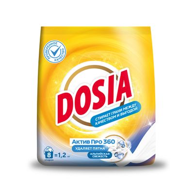 Порошок для стирки DOSIA Optima 1200г Альпийская Свежесть