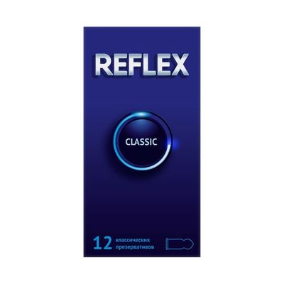Презервативы Reflex Classic №12 из натурального латекса в смазке