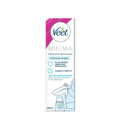 Крем для депиляции VEET MINIMA 100мл для чувствительной кожи