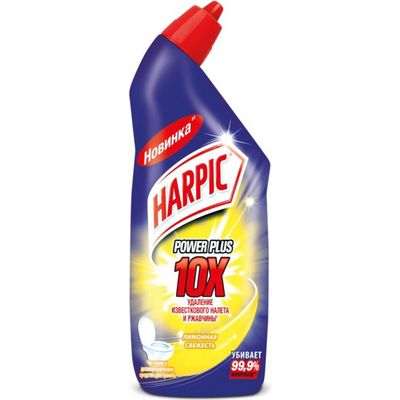 Средство дезинфицирующее HARPIC Power Plus 700мл для туалета Лимонная свежесть