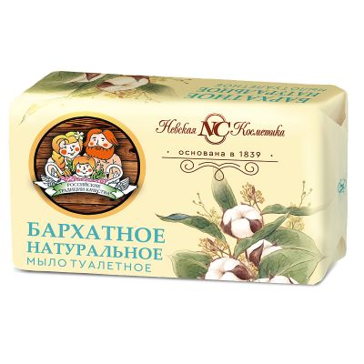 Мыло туалетное Невская косметика Бархатное 180г