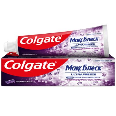 Зубная паста COLGATE 100мл Макс блеск со сверкающими кристаллами