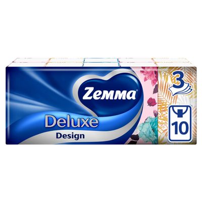 Носовые платки Zemma Deluxe 10шт 3сл Design