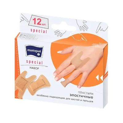 Пластырь MATOPAT 12шт Косметические пластыри SPECIAL в наборе