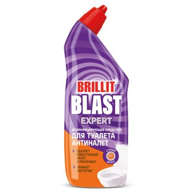 Средство дезинфицирующее Brillit Blast 750мл для туалета Сочный цитрус