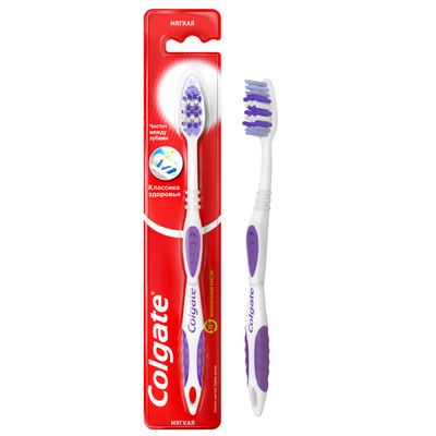 Зубная щетка COLGATE Классика Здоровья 1шт мягкая