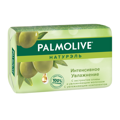 Мыло туалетное PALMOLIVE Натурэль 90г Интенсивное увлажнение с экстрактами оливы и молока