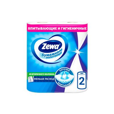 Бумажные полотенца ZEWA 2шт