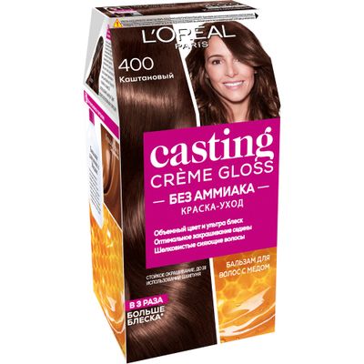 Краска для волос L'OREAL Casting Creme Gloss 254мл 400 Каштан