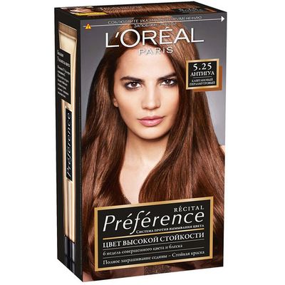 Краска для волос L'OREAL Preference 270мл 5.25 Антигуа каштановый перламутровый