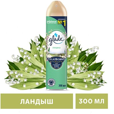 Освежитель воздуха GLADE Аэрозоль 300мл Ландыш